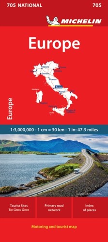 Europe michelin national map - national,