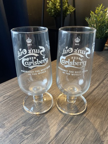 New style carlsberg pint - 2x,