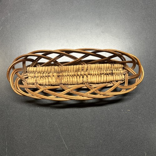 Vintage woven wicker weave - vintage,