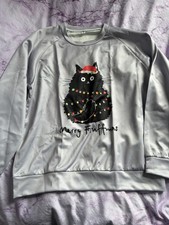 Grey Merry Fluffmas Christmas