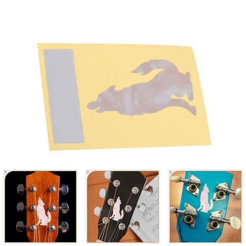 Headstock sticker acoustic - headstock,