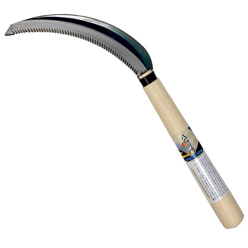 Serrated sickle garden tool - sickle,