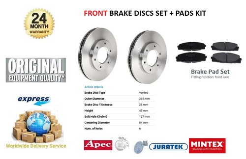 Front brake discs pads - brake,