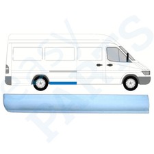 MERCEDES SPRINTER VW LT 1995-2006 LWB REPAIR PANEL LOW / RIGHT RH