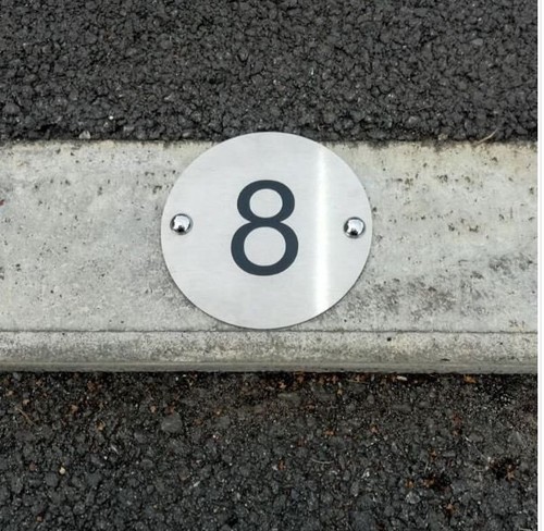 Parking space numbers - , in