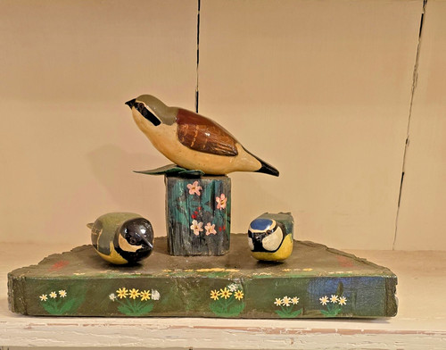Vintage hand carved - vintage, and