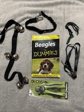 Doggy Training Bundle- Beagles For Dummies, Training Whistles, Bells & Seat Belt