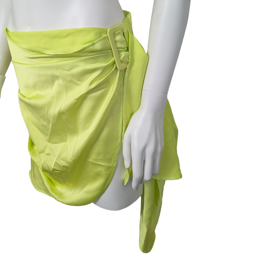 Neon lime wrap sarong - lime,