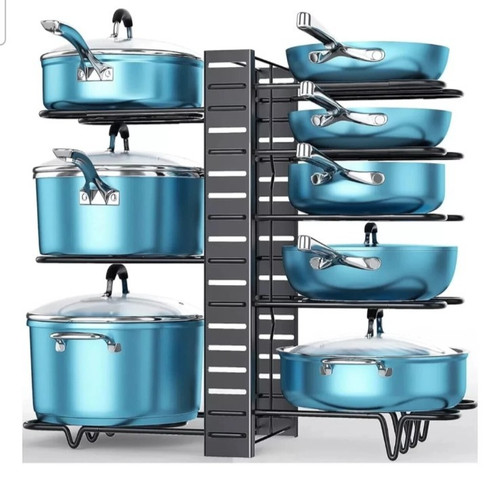 New pots pans - pans, rack