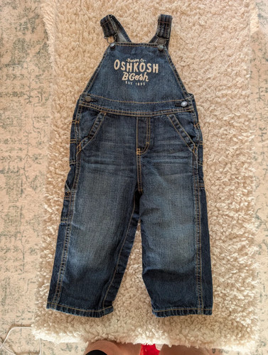 Oshkosh bgosh overalls - oshkosh, 24m