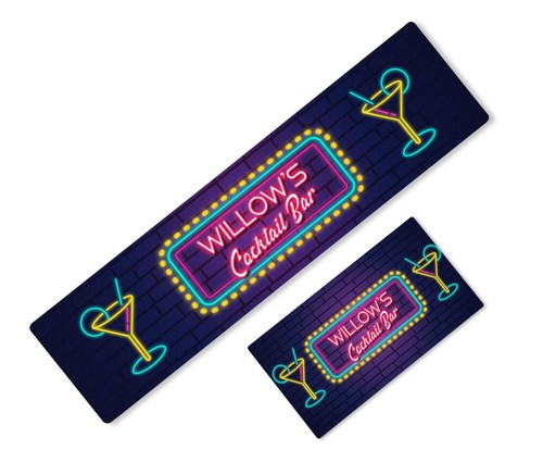 Personalised beer mat label - personalised,