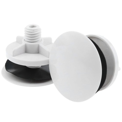 2pcs white faucet - white, hole