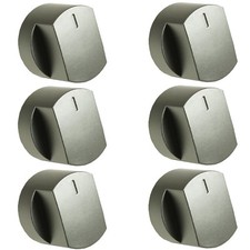 6 x Silver Oven Cooker Hob