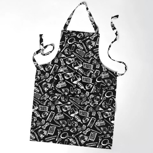 Chefs aprons front pockets - aprons,