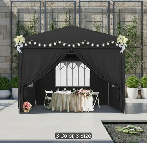 3x3m waterproof garden gazebo - waterproof,