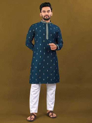 Men kurta set pakistani - kurta,