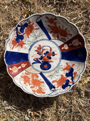 Japanese imari plate - japanese,