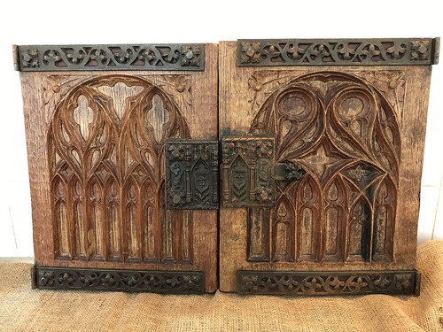 Antique french pair church - antique,