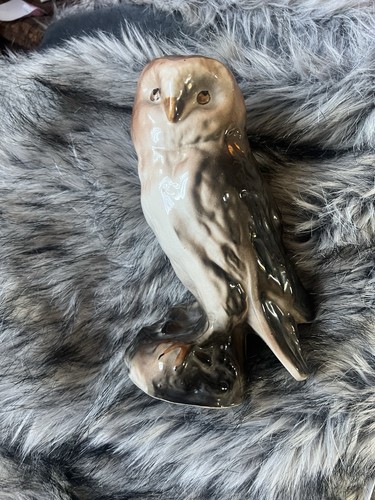 Vintage ceramic barn owl - barn,
