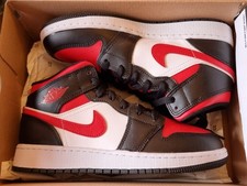 Air Jordan Mid 1 Red White &