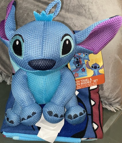 Disney stitch bath towel - bath, &