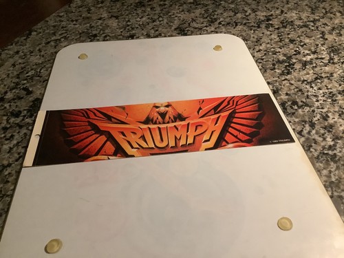 1983 triumph sticker large - triumph,