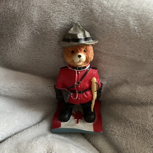 Canadian mounted police bear - mounted,
