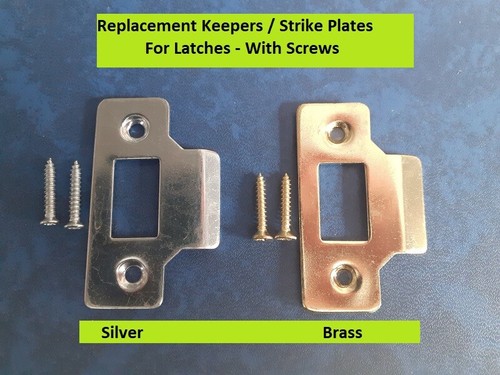 Door latch keeper - keeper, latches