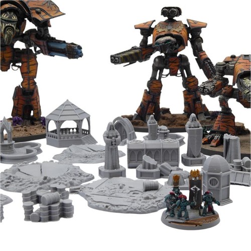 Ruined city scatter terrain - scatter,