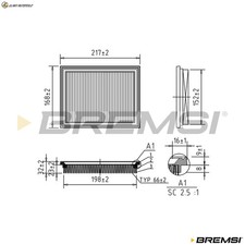 AIR FILTER FA0578 FOR MINI W17
