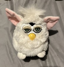Vintage 1998 White Furby 70-940 RARE WORKING