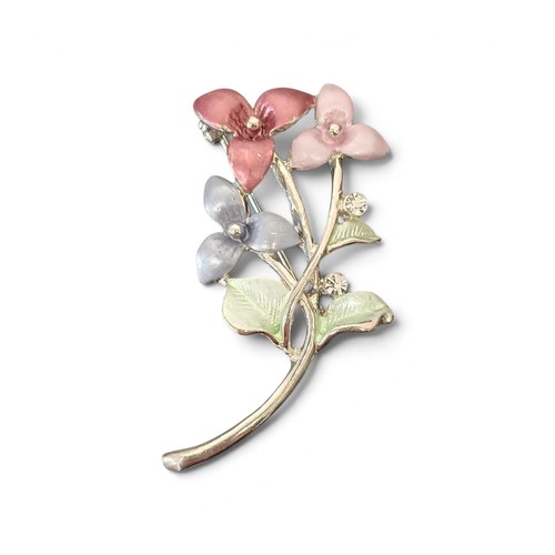 Vintage enamel flower posey - vintage,
