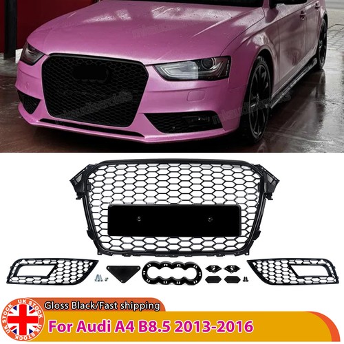 Gloss black front bumper - front, main