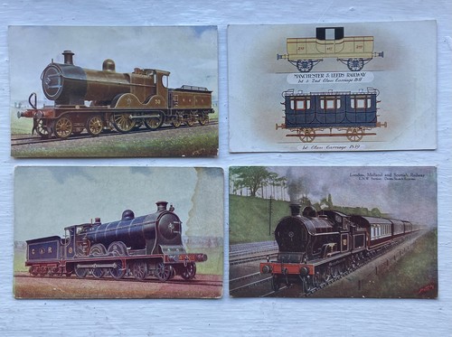 Four vintage railway - vintage,