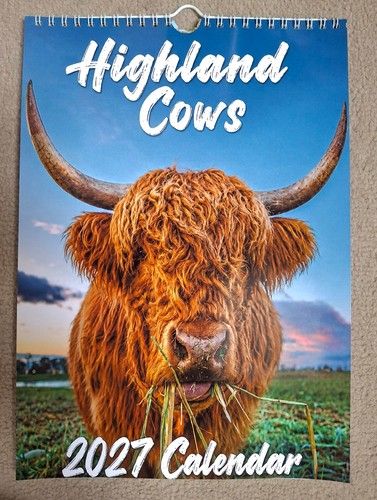 Highland cows 2027 calendar - cows,