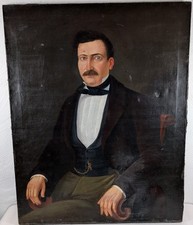 Antique Victorian Painting Oil