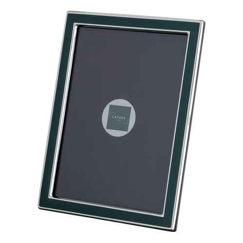 Cators silver green enamel - -,