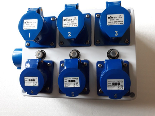 32amp plug 16amp 6 way - 32amp,