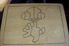 POP UP CARD INSERT BEAR2  1INCH THICK  ACCUCUT MARKIV ,BIG SHOT PRO  BABY GRAND 