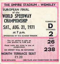 SPEEDWAY TICKET - World