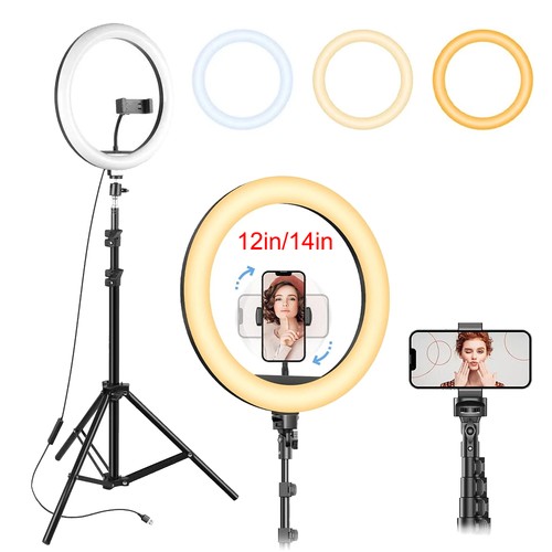 Ring light with tripod - 10/12",
