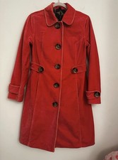 Boden Women Red Velvet Coat