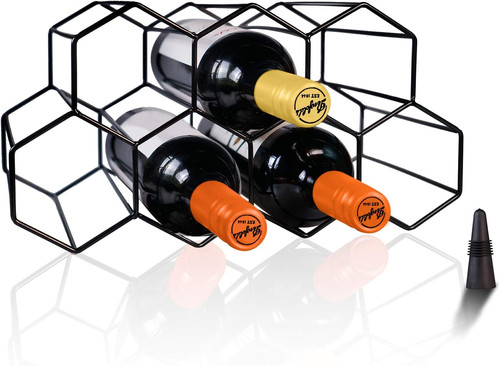 Metal wine rack holds - rack,