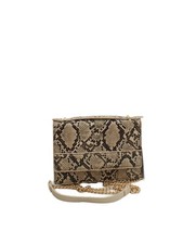 Tom& Eva Women's Bag Cream Animal Print 100% Other Crossbody