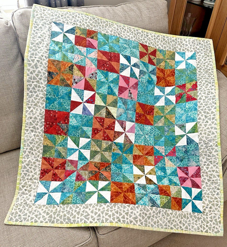 Handmade patchwork quilt - handmade,