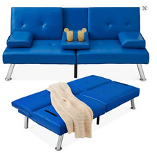 Faux Leather Sofa Bed