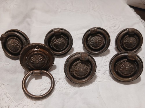 Vintage antique bronze drawer - antique,