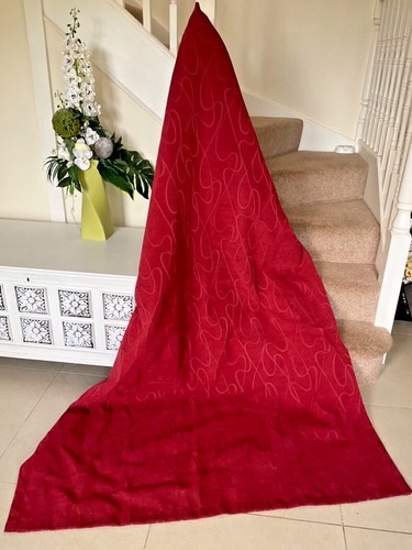 Door curtain thermal red - curtain, thermal,