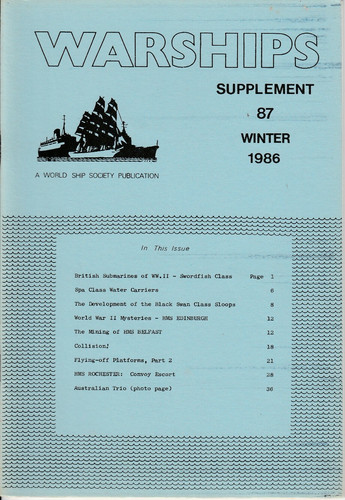 World ship society warships - ship,