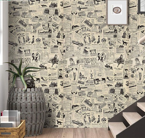 Newspaper peel and - newspaper,